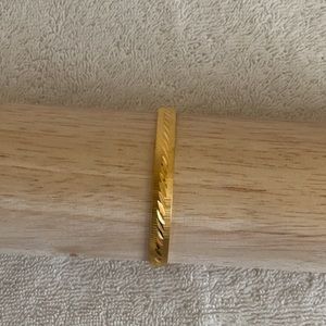 Gold Tone Bangle Bracelet